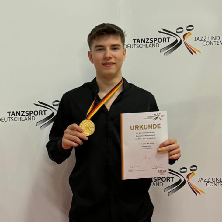 Christian Weiß Deutscher Meister im Solo Modern 2023 - TSC Recklinghausen