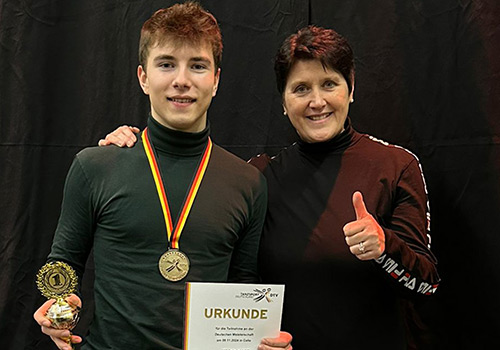 Deutscher Meister Christian auf der DM 2024 in Celle - TSC Recklinghausen
