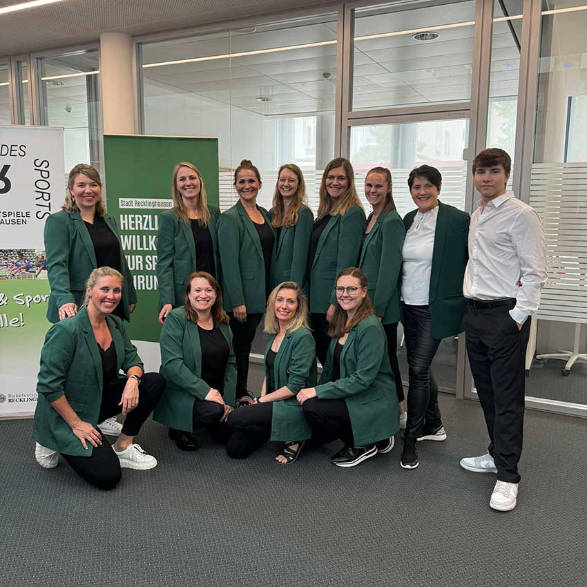 Impression und Christian Weiß bei der Sportlerehrung der Stadt Recklinghausen - TSC Recklinghausen